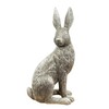 Alfie Francis 35cm Tall Large Silver Hare Ornament Sculpture Statue