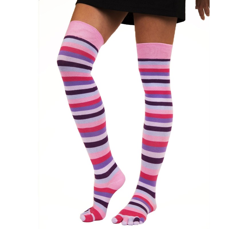TOETOE - Women Essential/Everyday Stretchy Over-Knee Soft Cotton Seamless Plain/Stripy
