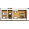 OCG 2 Tier Pull Out Cabinet Organizer (21.5" W x
