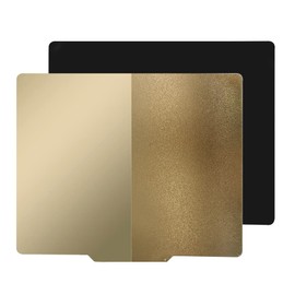 3D Printer 300x250mm/11.8x9.8inch PEI Sheet【Double Sided Textured/Smooth】Spring Steel Build Plate Flexible Bed with Magnetic Bottom for SV01 SV02 QIDI X-Max X-CF Pro 3D Printers