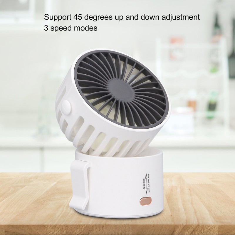 Necklace Fan 3.5W 3 Modes 45 Degrees Up and Down
