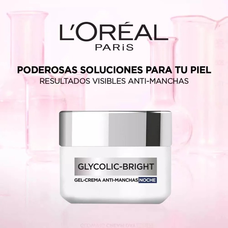 Gel Crema Noche Antimanchas L'oréal Paris Ácido Glicólico