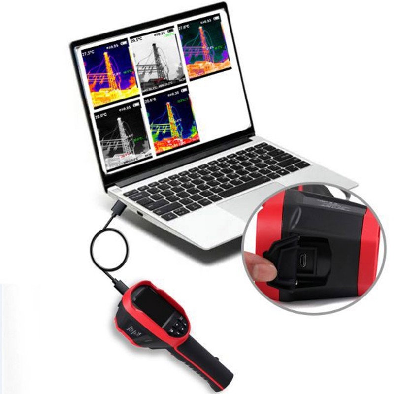 Infrared Thermal Camera Temperature Imaging Device Visible Light Imager Detector