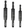 3 Pcs Hinge Drill Bit Set, Self Centering Hole Drilling