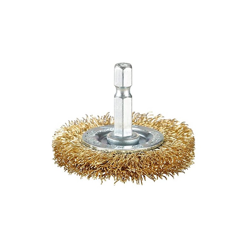 Makita D-73667 Round Brush 50 mm Brass 1/4 Inch