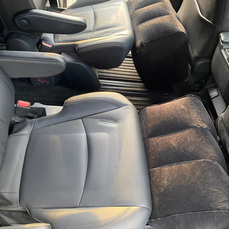 OPT7 2 BLACK van ottoman seat footrest conversion SET usb