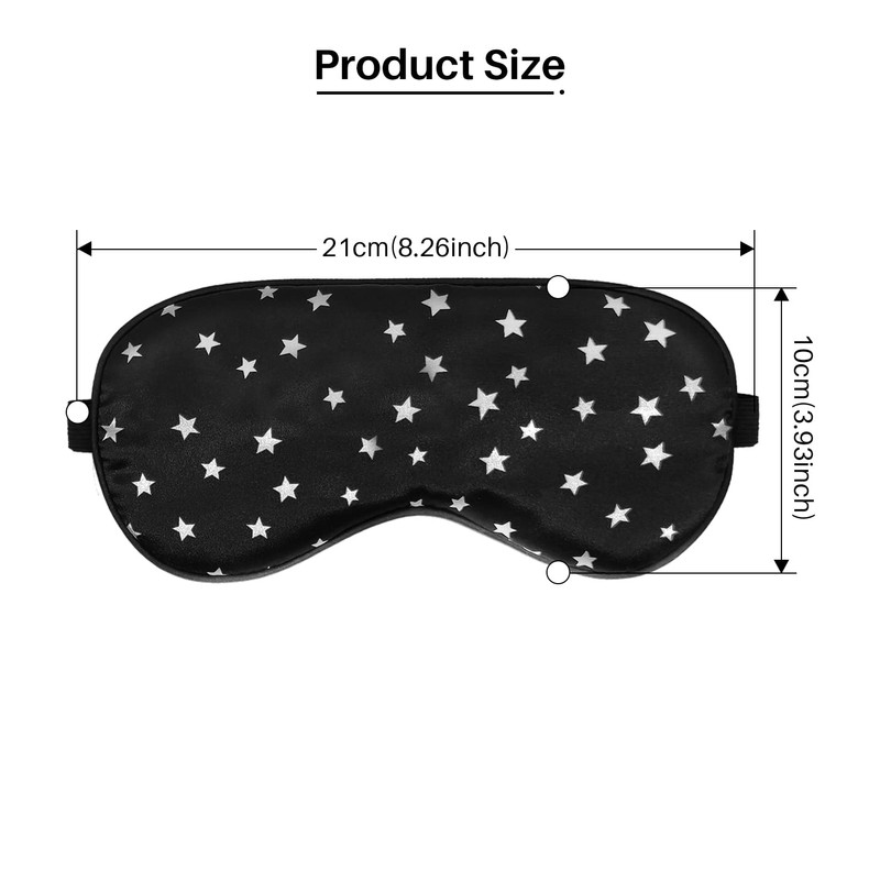 Silk Sleep Mask, Silk Eye Mask with Adjustable Strap for