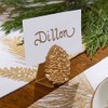 Park Designs Patricia Heaton Home Gold Pinecone Placecard Holder Set