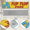 Tropical Iron Rectangle UV Printed Weatherproof Beach Theme Painting for