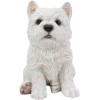 Ebros Sitting West Highland Terrier White Westie Puppy Dog Statue