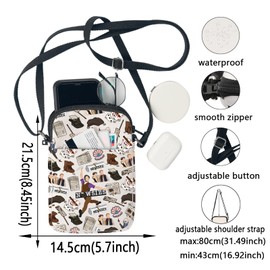 KEYCHIN Jack Kelly Musical Crossbody BagTheatre Gifts Strike Musical Shoulder Bag Jack Kelly Merchandise, N*wsies