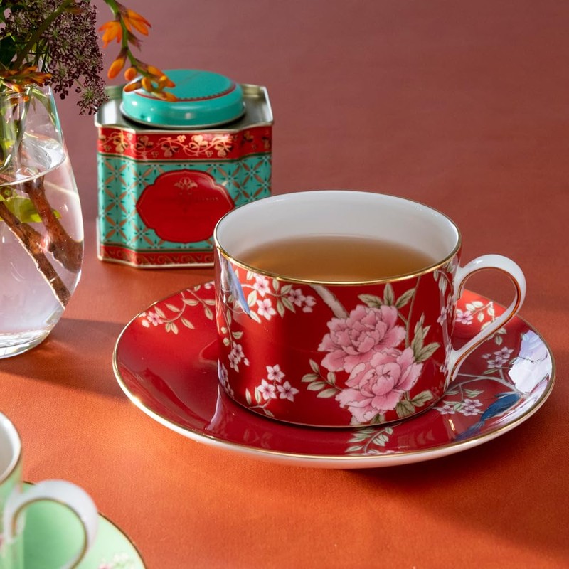 Narumi 97178-54727 Queen's Garden Cup Saucer, 9.1 fl oz (270