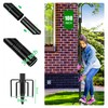 XDW-GIFTS Double Shepherds Hooks for Outdoor, 2-Pack Heavy Duty Garden