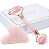 Baimei Rodillo De Jade Y Gua Sha Para Masaje Facial