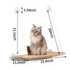 AOI Cat Hammock, Space-Saving Design, Window Pole, Hanging with Large