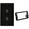 RiteAV HDMI Wall Plate 2 Port - 1 Gang w-Bracket