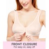 Carole Martin Full-Freedom Comfort Front Closure Bra for Women, Wireless