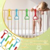 Scettar 6 Pieces Playpen Handles for Kids, Rings for Playpen