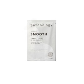 Patchology Clay Mask - SmartMud Smooth No Mess Mud Masks for Women and Men, White Kaolin Clay Mask with Lactic Acid (AHA) and Salicylic Acid (BHA), exfoliate and smooth skin, detox face mask (1 Ct)