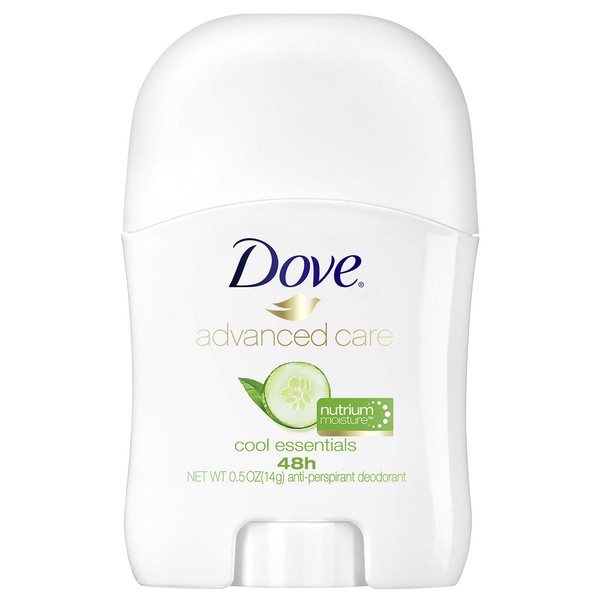 Dove Advanced Care Travel Sized Antiperspirant Deodorant Stick for Women,
