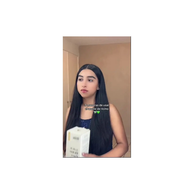Aceite de Ricino Natural Puro Orgánico Hebbe Cosmetics Lúdika 500ml