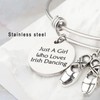 Irish Dance Bracelet Irish Dancing Gifts Irishman Step Dance Charm