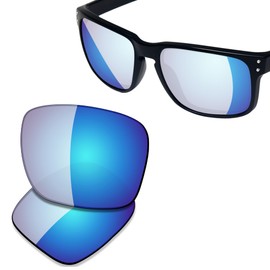 Saucer Premium Replacement Lenses for Oakley Holbrook OO9102 Sunglasses High Definition - Eclipse Blue Photochromic