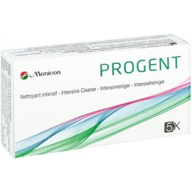 Menicon Progent SP Kontaktlinsen Intensivreiniger je 5 Ampullen A+B + Behälter (2x)