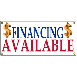 Financing Available Banner Retail Store Shop Business Sign 36" By 15" We Finance