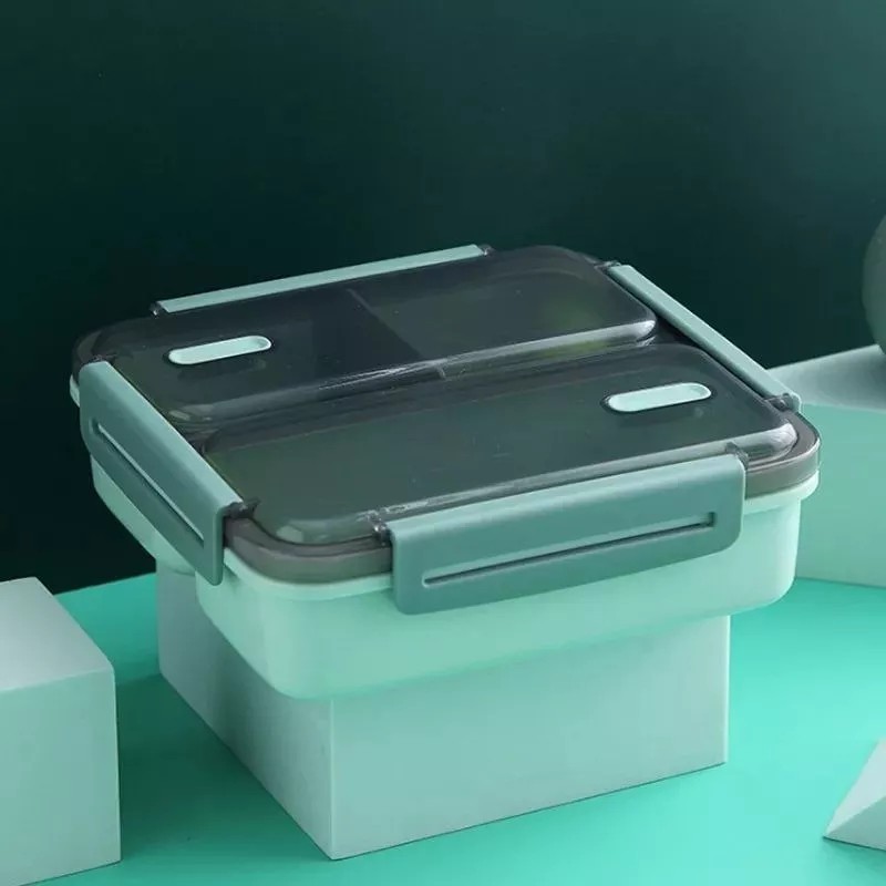 OEM Lonchera Hermetica 1.5 Lt Lunch Box Escuela Kawaii Cubiertos