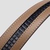 Acewin Men's Leather Belt, Automatic Work Belt, Adjustable, Width 35