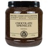India Tree, Chocolate Vermicelli Sugar Sprinkles, Canister| Party Decoratifs for