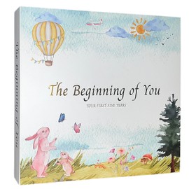 MayCo. Memories Baby Boy or Girl Keepsake Memory Book, First 5 Years Baby Book From Birth To Age 5, Gender Nuetral Memory Scrapbook, Record Every Memory, Medium