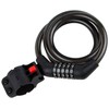 Vélo Line 86926-0099 5-Way Dial Wire Lock, Compact Bicycle Key,