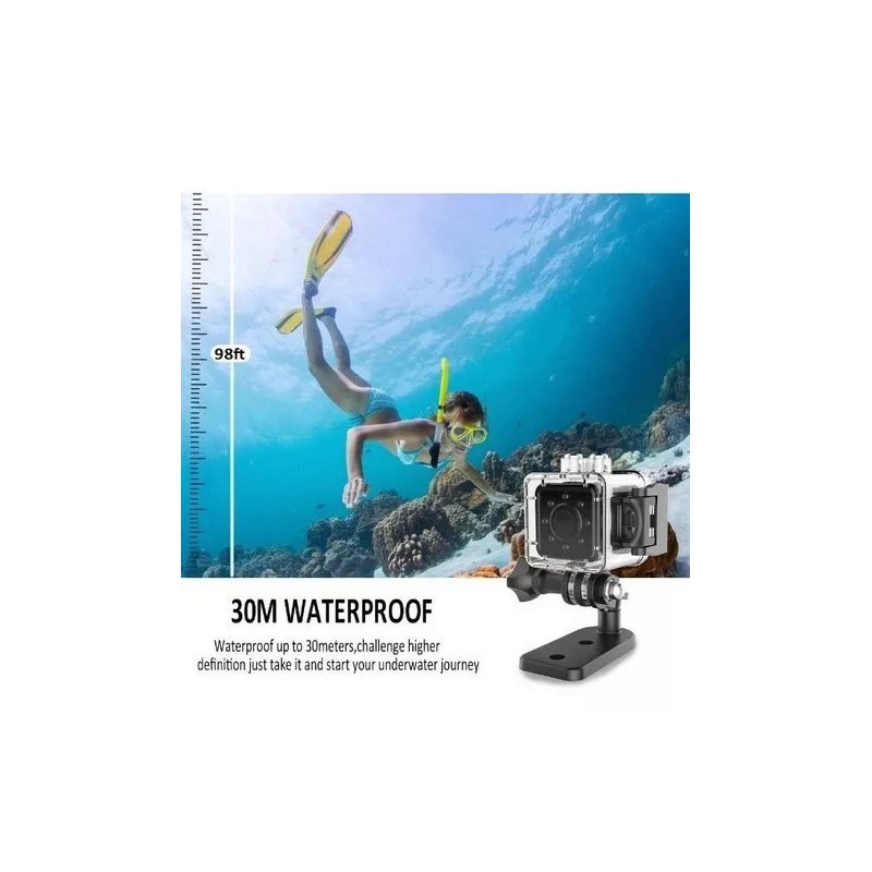 SC Mini Cámara Espia 2k 1080p Con Visión Nocturna Sq13