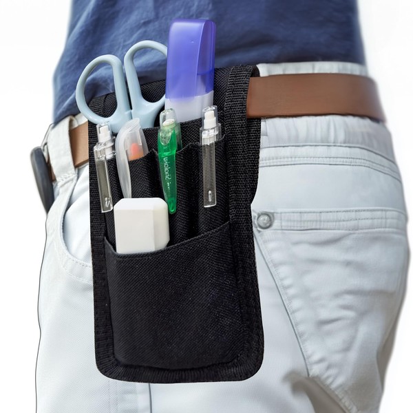 Cioew Ayag Belt Pen Holder, Multifunctional Tactical Pencil Pouch, Detachable