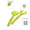 Rotho Onda Kitchen Salad Server, Styrene-acrylonitrile Lime Green/Transparent, One Size
