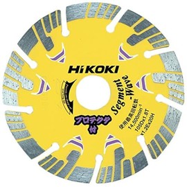 HiKOKI 0032-4698 Diamond Cutter 4.1 inches (105 mm) x Hole Diameter 0.8 inches (20 mm) for Disc Grinders, Corrugated Segment Protector