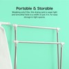 IRIS USA Clothes Drying Rack, Foldable & Extendable Rods for