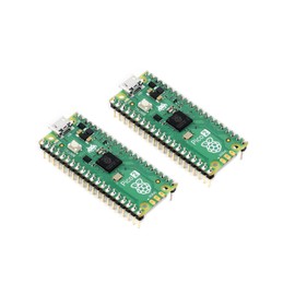 Waveshare 2 Pack Colourful Pre-Soldered Raspberry Pi Pico 2 with Header RP2350 Microcontroller Board Mini Board Kit Based on RP2350 Chip,Dual-core & Dual-architecture,Support C/C++/Python
