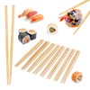 Relaxdays Asia Deluxe Chopsticks, 10 Pairs, Reusable Chopsticks Set, Non-Slip,