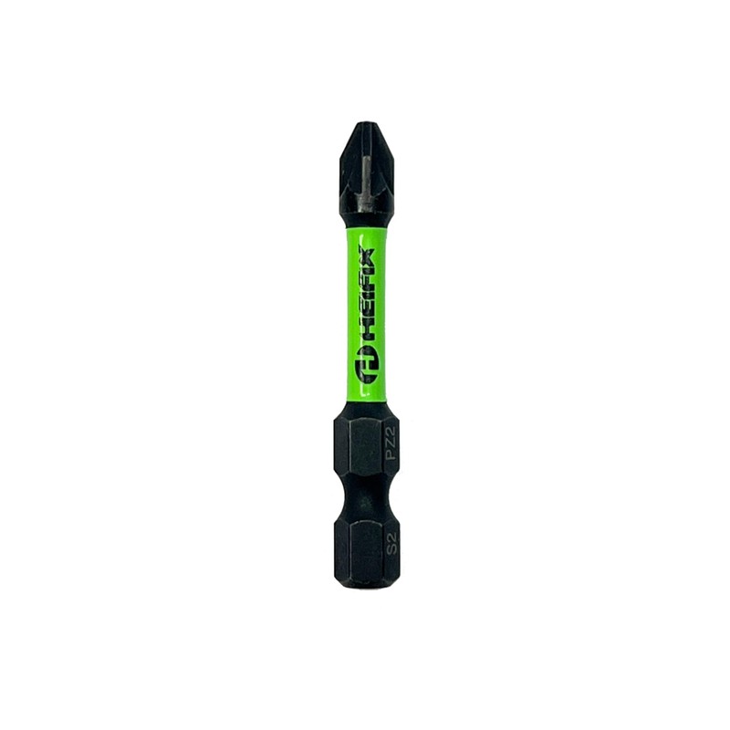 Heifix 12 x 50mm PZ2 Heifix Impact Screwdriver Magnetised Drill