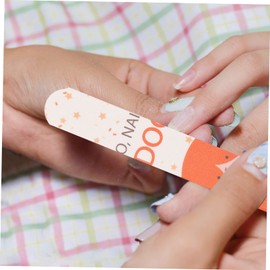 FRCOLOR 12pcs Cute Animal Nail Files Double-Sided Rectangular Nail Buffer Blocks for Easy Polishing Lightweight Manicure Tool for Women for Personal Care