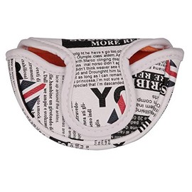 Golf Cover Head Cover Golf Putter Cover Odyssey Red Small Mallet with Magnet (UK)