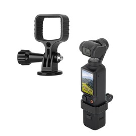 ZJRXM Holder Adapter Mount for DJI Osmo Pocket 3 Accessories, Metal Extension Adapter for DJI Osmo Pocket 3 (Black)