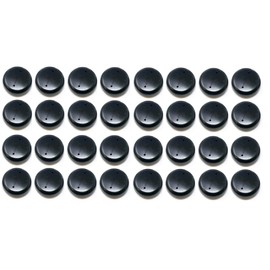 Plastic 1.5-inch Wrought Iron Patio Furniture Glide Caps (32, Black)
