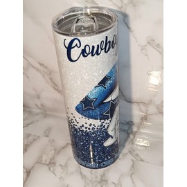 20oz Dallas Cowboys Haters Tumbler 20oz Stainless Steel Skinny Straw Insulated Cup