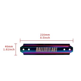 Unbranded UNIVERSAL RALLIART NEO ALUMINUM CAR BATTERY TIE DOWN MOUNT BRACKET BRACE BAR