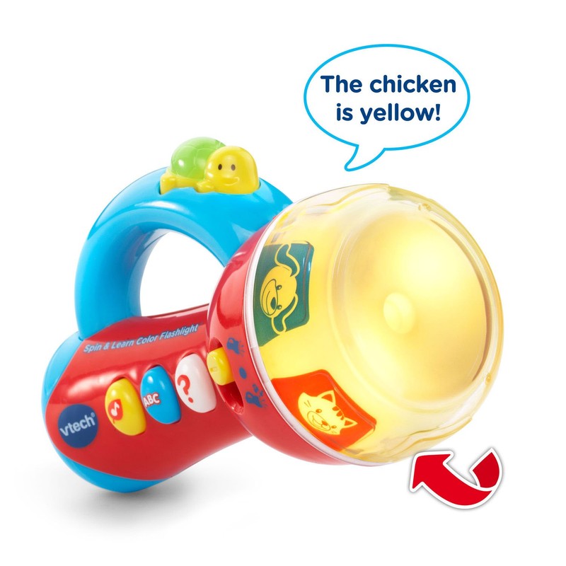 VTech Spin & Learn Color Flashlight - English Version -