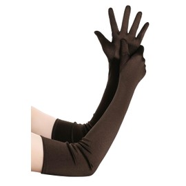 BABEYOND Long Opera Party 1920s Satin Tea Party Gloves Costume Stretchy Adult Size Elbow Length